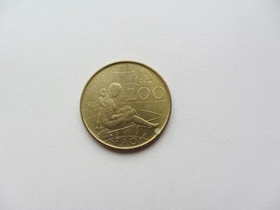 Лот: 14939469. Фото: 1. Италия 200 лир 1980 " Международный... Европа