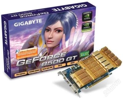 Лот: 2828220. Фото: 1. Видеокарта GIGABYTE GV-NX85T512HP... Видеокарты
