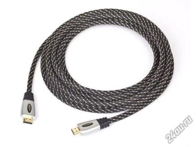 Лот: 8073207. Фото: 1. Кабель HDMI 5 метров. Шнуры, кабели, разъёмы