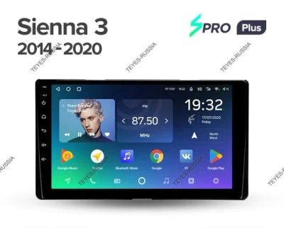 Лот: 20831499. Фото: 1. Магнитола Teyes SPro Plus Toyota... Автомагнитолы