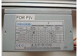 Лот: 18349158. Фото: 1. Блок питания Microlab 350W ATX... Корпуса, блоки питания