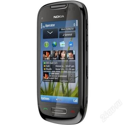 Лот: 1236136. Фото: 1. nokia c7 black новый. Смартфоны