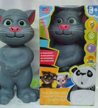 Лот: 2629530. Фото: 1. Интерактивная игрушка кот Том. Электронные