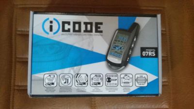 Лот: 6407103. Фото: 1. Автосигнализация iCode 07RS С... Автомобильные сигнализации