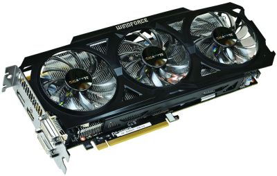 Лот: 9185123. Фото: 1. Видеокарта GTX 760 Gigabite Windforce... Видеокарты