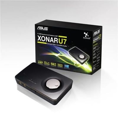 Лот: 10081721. Фото: 1. Звуковая карта ASUS Xonar U7. Звуковые карты