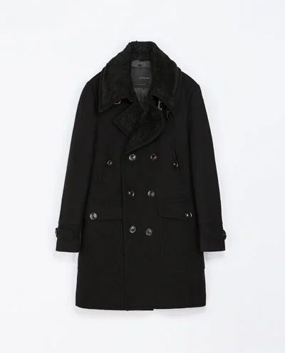 Лот: 3490775. Фото: 1. Мужское пальто ZARA. Верхняя одежда