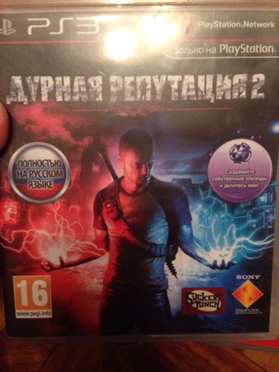 Лот: 6298370. Фото: 1. Дурная репутация 2 для Sony PlayStation... Игры для консолей