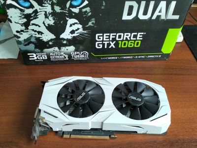 Лот: 22492169. Фото: 1. Видеокарта ASUS GeForce GTX 1060... Видеокарты