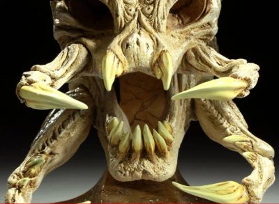 Лот: 6647555. Фото: 1. Натуральный череп "Хищника" из... Чучела животных, рога, шкуры