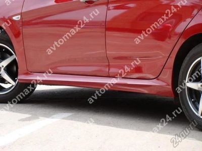 Лот: 5834704. Фото: 1. Накладки на пороги, Hyundai Solaris... Детали тюнинга