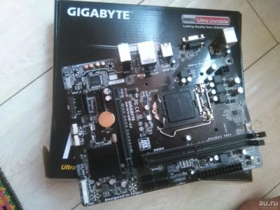 Лот: 9574783. Фото: 1. gigabyte ga-h110m-s2 ddr4. Материнские платы
