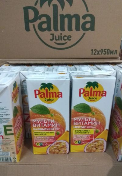 Лот: 21259500. Фото: 1. Palma Juice нектар мультифруктовый. Напитки