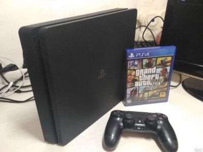 Лот: 13563174. Фото: 1. PlayStation 4 Slim 500Gb. Игровые приставки, консоли