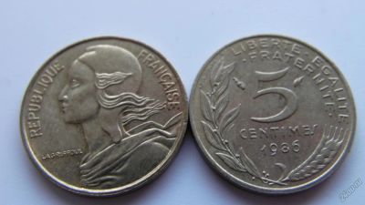 Лот: 5575267. Фото: 1. франция 5 сантимов. Европа