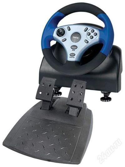 Лот: 827047. Фото: 1. Dialog GW-12VR. Руль + Педали... Рули, джойстики