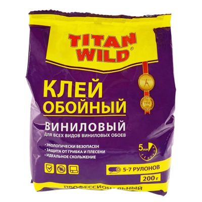Лот: 24078104. Фото: 1. Клей для виниловых обоев, Titan... Клеи, герметики, пена монтажная, клейкие ленты