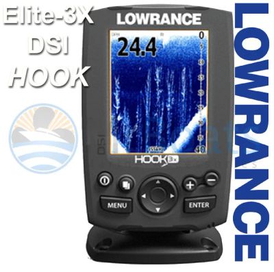 Лот: 7164452. Фото: 1. Lowrance Hook-3x DSI 455/800... Эхолоты