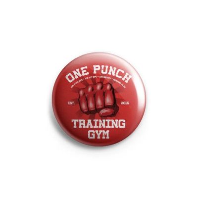 Лот: 10244569. Фото: 1. Значок One-Punch Man Ванпанчмен... Сувенирные