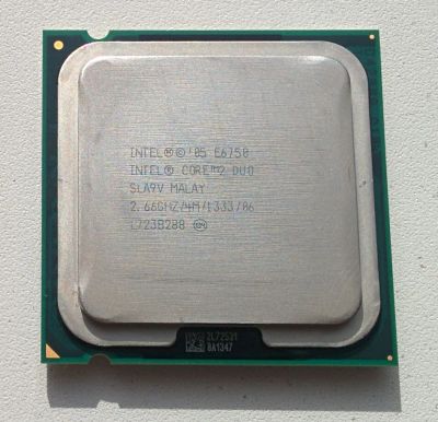 Лот: 7924299. Фото: 1. Процессор Intel Core 2 Duo E6750... Процессоры