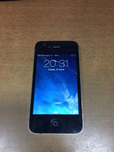 Лот: 9867702. Фото: 1. iphone 4 8gb(Читай описание). Смартфоны