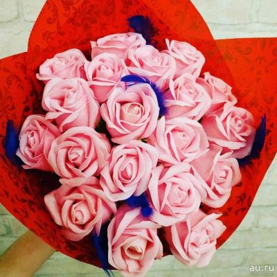 Лот: 13343637. Фото: 1. Мыльные розы подарок. Другое (сувениры, подарки)