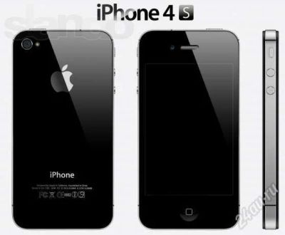 Лот: 2856501. Фото: 1. Iphone 4s 16 gb black. Смартфоны
