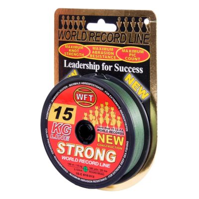 Лот: 25513732. Фото: 1. Шнур плетеный WFT KG Strong Green... Шнуры, кабели, разъёмы