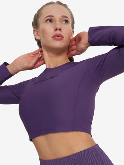 Лот: 22892277. Фото: 1. Лонгслив женский Athlex, Голубой. Другое (спортивная одежда)
