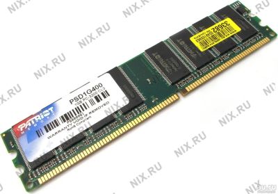 Лот: 3318242. Фото: 1. Patriot Memory 1 Gb DDR PC-3200. Оперативная память