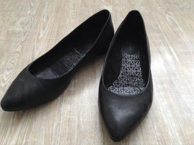 Лот: 4544981. Фото: 1. Черные балетки Rockport 38 размер. Балетки