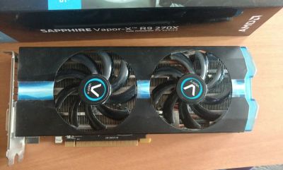 Лот: 10191635. Фото: 1. Видеокарта Sapphire 270X 2Gb. Видеокарты