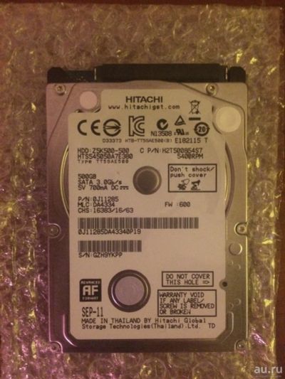 Лот: 13362194. Фото: 1. Рабочий Б/У жесткий диск Hitachi... Жёсткие диски (HDD)