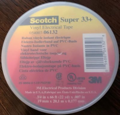 Лот: 17309503. Фото: 1. Scotch SUPER 33+ 19мм х 20м х... Другое (электрооборудование)