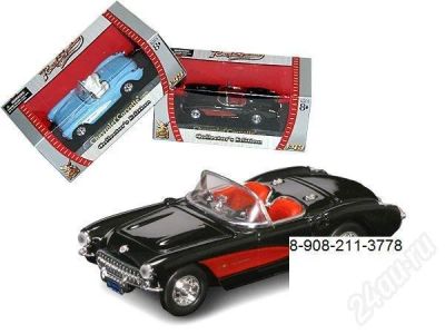 Лот: 350952. Фото: 1. моделька Chevrolet Corvette 1957... Автомоделизм