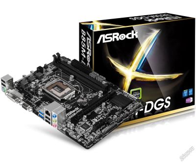 Лот: 6259508. Фото: 1. Материнская плата ASRock B85M-DGS... Материнские платы