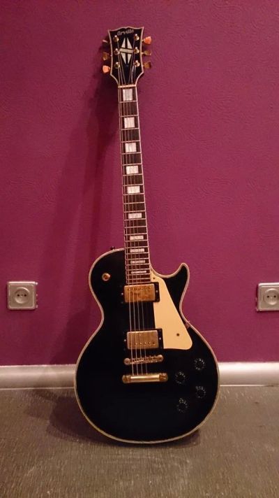 Лот: 6108525. Фото: 1. Orville Les Paul Custom 90х годов... Гитары