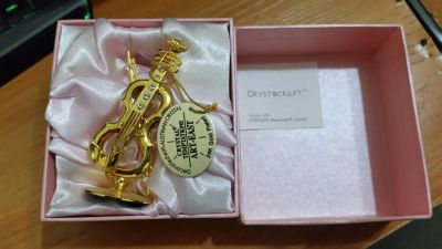 Лот: 8885950. Фото: 1. сувенир скрипка с кристаллами... Сувенирные мелочи