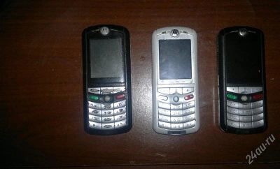 Лот: 1297769. Фото: 1. Motorola E398 (3 телефона по цене... Кнопочные мобильные телефоны