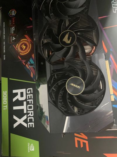 Лот: 20615634. Фото: 1. Видеокарта aorus GeForce Rtx 3080ti... Видеокарты