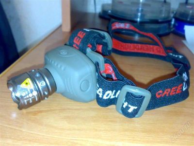 Лот: 953152. Фото: 1. Фонарик налобный. Фонарики