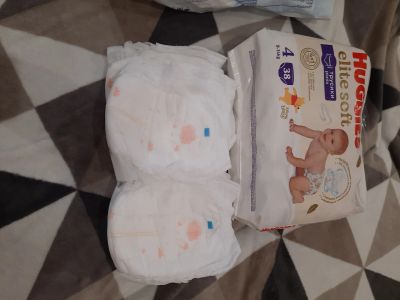 Лот: 20334782. Фото: 1. подгузники Huggies elite soft... Детская гигиена