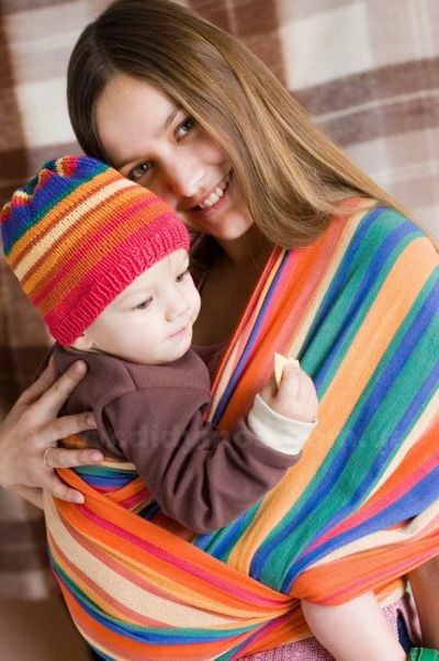 Лот: 13940035. Фото: 1. Слинг шарф DIDYmos. Шарфы, варежки
