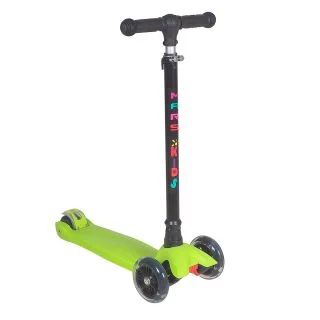 Лот: 11918721. Фото: 1. Самокат трехколесный Scooter зеленый. Самокаты