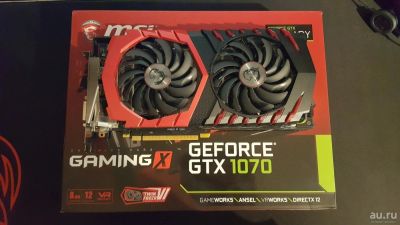 Лот: 12682526. Фото: 1. MSI GeForce GTX 1070. Видеокарты