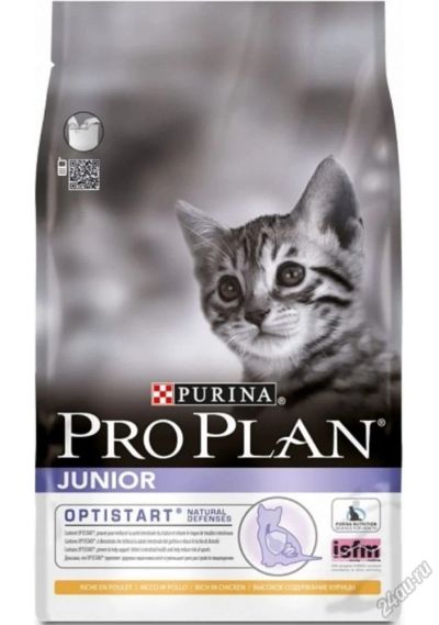 Лот: 5580795. Фото: 1. Корм PRO PLAN Junior для котят... Корма