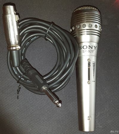 Лот: 17559433. Фото: 1. Динамический микрофон Sony SY-929. Студийные микрофоны, радиомикрофоны и радиосистемы