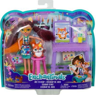 Лот: 15024565. Фото: 1. Enchantimals Игровой набор "Кукла... Конструкторы