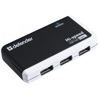 Лот: 20998647. Фото: 1. HUB (4-USB 2.0) Defender. USB хабы