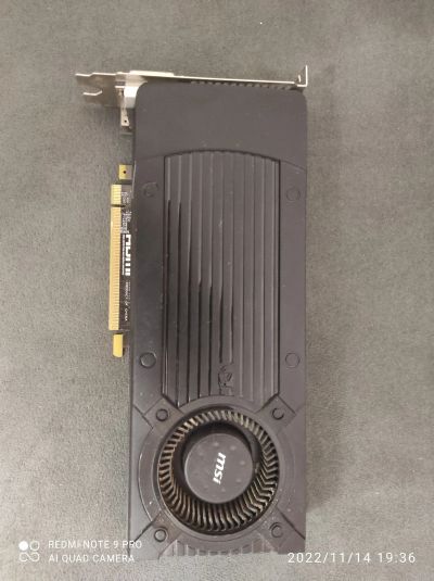 Лот: 19617555. Фото: 1. Б/У Видеокарта MSI GeForce GTX... Видеокарты
